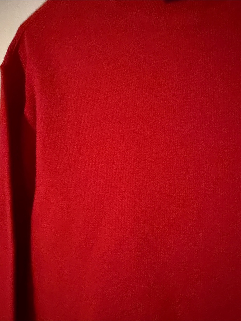 Ralph Lauren Red Long Sleeve Crewneck Thermal Waffle Knit Sleepshirt - Picture 4 of 8
